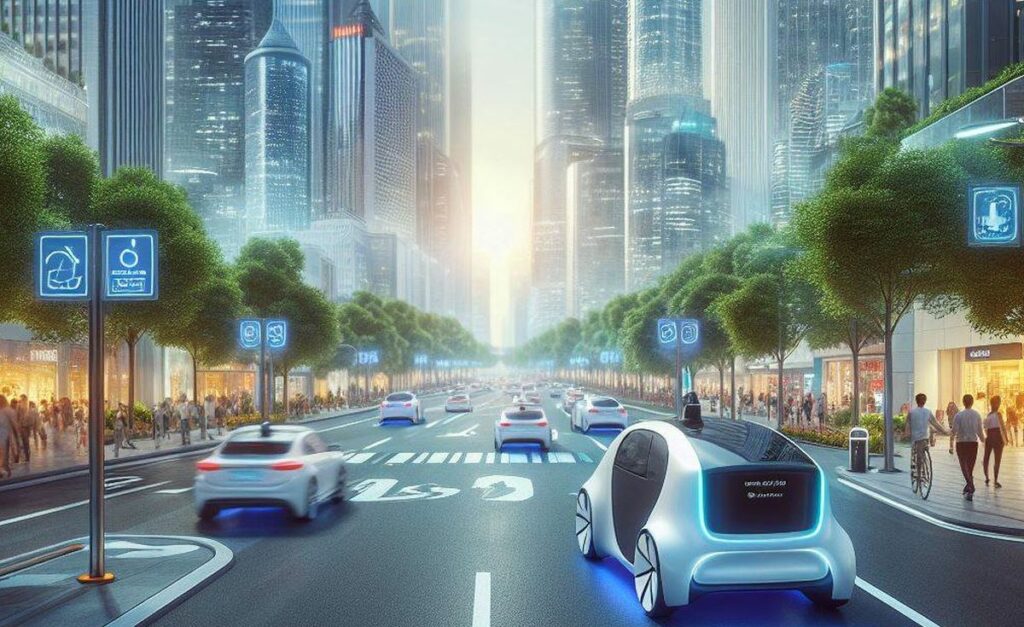 ville voitures autonomes